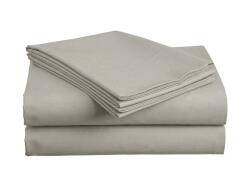  Cearsaf din bumbac 140x240 cm, gri, 100% bumbac
