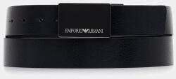 Emporio Armani bőr öv - sötétkék Univerzális méret