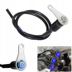 Blue Led Kapcsoló Motorkerékpárhoz Alumínium Kapcsoló 12V 60CM