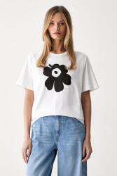 Marimekko t-shirt női pamut - fehér S