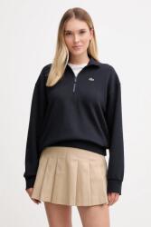 Lacoste melegítőfelső női pamuttal - fekete 44