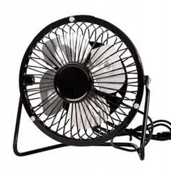  Mini Usb ventilátor 4″ fekete - csendes asztali és hordozható (67166814)