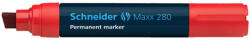 Schneider Alkoholos marker, 4-12 mm, vágott, SCHNEIDER "Maxx 280", piros (128002)
