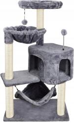  Nagy Tömör Kaparófa Macskafekhely Torony 105cm Függőágy XXL (763231003447)