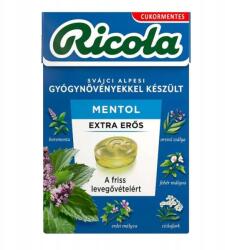 Ricola Cukorka Extra Erős Menthol 40G (1015824)