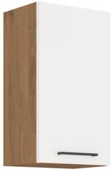 Lempert Niki 30. konyha 45 G-72 1F 45x71, 5x31cm fényes fehér/lancelot tölgy