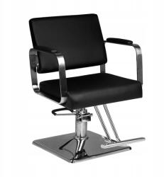 ACTIVESHOP Hair System Fodrász Szék Lábtartóval, Fekete (131579)