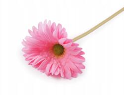  Gerbera művirág hosszú rózsaszín közepes 65 cm 1db (Pasmanterie.eu_28116_217081)