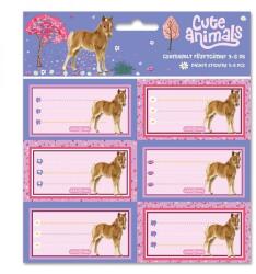 Ars Una Cute Animals Horse póni lovas etikett - 18 darabos - Ars Una (53835260)
