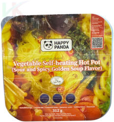  Happy Panda önmelegítő zöldséges hotpot savanyú-csípős aranyleves ízesítéssel 312 g