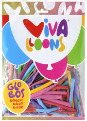 Vivalloons Cső (modellező) lufi, D4, 100 db/csomag (vivalloons)
