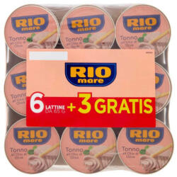 Rio Mare tonhal olívaolajban, 9x65g (RIO-TON-9x65G)