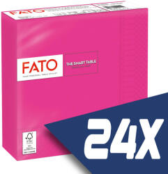 FATO Szalvéta 33x33cm fuxia 2 rétegű 50 lap/csomag (24 csomag)