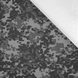 Takoy Funkcionális jersey túraruházatra terepminta szürke pixel