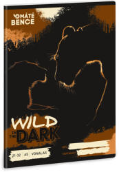 Ars Una Wild in the Dark tűzött füzet A/5, 32 lap vonalas (21-32), Ars Una, oroszlánok (ARS-53625434) - officetrade