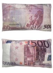 4sleep Dekoratív párna 500 eurós bankjegy 30x50cm (4ADE0007)