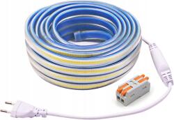  Led szalag Cob 230V 10 m pcning 4000K fehér IP67 vízálló, csatlakozóval (B0CRBFXY74)