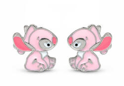 STITCH Angel (Stitch párja) ezüst bedugós fülbevaló (4 éves kortól tinédzser korig) (2026062902)