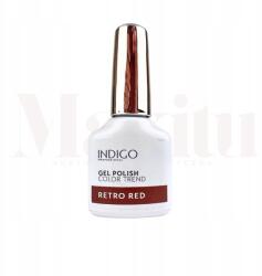 Indigo Nails Hibrid lakk Indigo márkájú 7ml Retro Red (5902188505368)