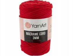 YARNART Zsinór YarnArt Macrame Cord 3 mm 773 piros 250 g