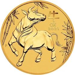 Perth Mint | Bivaly 1/20 uncia | Lunar III | 2021 | aranyérme (9405475)