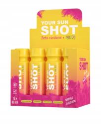 Soleo Shot Your Sun 12db Gyorsítja a barnulást Wit D3 Beta Carotene Zinc Biotin (514167)