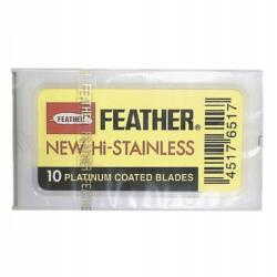 Feather Borotvapengék Feather Hi Stainless sárga 10 db-os szett japán precizitás minőség (81-s)