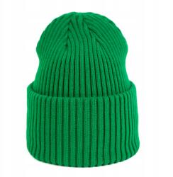 Art of Polo Női Sapka Zöld Felhajtható Lengyel Beanie Bordázott Téli Alkalmi