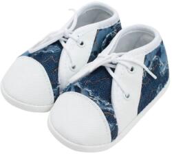 NEW BABY babacipő újszülöttnek, kék, 16-os méret (43280)