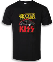 HYBRIS tricou stil metal bărbați Kiss - Hotter Than Hell - HYBRIS - ER-99-KISS008-H69-5-BK