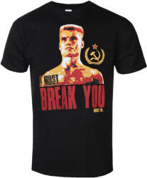 HYBRIS tricou bărbați Rocky - I Must Break You - Black - HYBRIS - MGM-1-ROCK003-H18-7-BK