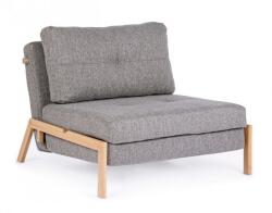 Bizzotto Fotoliu extensibil gri Hayden 95x96x79 cm (0735204deco)