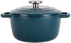 Cosy&Trendy Oală fontă emailată cu capac 20 cm 2, 7 L Verde Heron Fontestic Cosy & Trendy 9967203