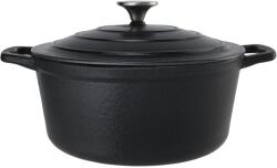 Cosy&Trendy Oală fontă emailată 26 cm 4, 5 L Negru mat Castard Cosy & Trendy 2601655
