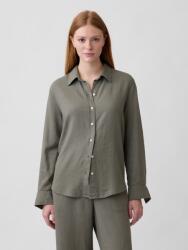 GAP Ленена риза Easy Shirt GAP GAP | Zelen | ЖЕНИ | S