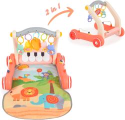 Moni Играчка за прохождане 2в1 Piano pink HE0638 (110764) Проходилка