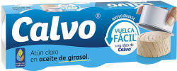 Calvo Ton In Ulei De Floarea Soarelui Vuelca Facil Calvo 3*65G (ART_32301)