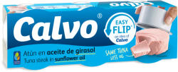 Calvo Ton In Ulei de Floarea Soarelui Easy Flip Calvo 3*65g (ART_29724)