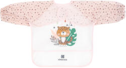 Kikkaboo Непромокаем лигавник с ръкави и джоб Savanna Pink (31303030032) - bebetabg