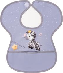 Sevibaby Силиконов лигавник с животинки Цвят лилав със зебра (22-184)