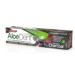 AloeDent Pasta de dinti fara fluor cu Aloe Vera, carbune activ si arbore de ceai 100ml AloeDent (MF45551)