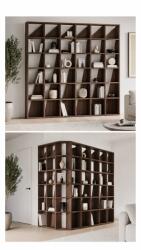 Santalucia Mobili HOMY Ъглова библиотека Santa Lucia, Homy, 225, 7/137, 4/36, 3/253, 2 см, Matwood Dark (SL4224-2)