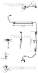 TRISCAN Furtun hidraulic, sistem de directie TRISCAN 8516 16045 (8516 16045)
