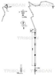 TRISCAN Furtun hidraulic, sistem de directie TRISCAN 8516 16004 (8516 16004)