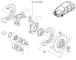 Original Renault Articulatie directie, suspensie roata ORIGINAL RENAULT 6001548865 (6001548865)