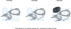 Bm Catalysts Set montare, toba de esapament BM CATALYSTS FK50108 (FK50108)