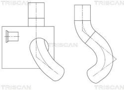 TRISCAN Furtun hidraulic, sistem de directie TRISCAN 8516 29067 (8516 29067)