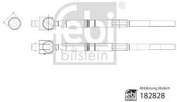 Febi Bilstein Articulatie axiala, cap de bara FEBI BILSTEIN 182828 (182828)