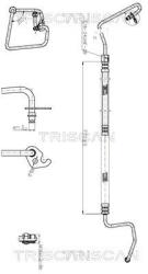TRISCAN Furtun hidraulic, sistem de directie TRISCAN 8516 16030 (8516 16030)