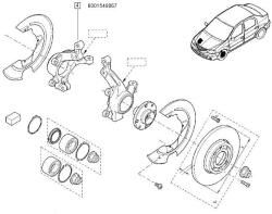 Original Renault Articulatie directie, suspensie roata ORIGINAL RENAULT 6001548867 (6001548867)
